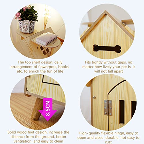 Wooden Cat House 80x55x74CM T7222