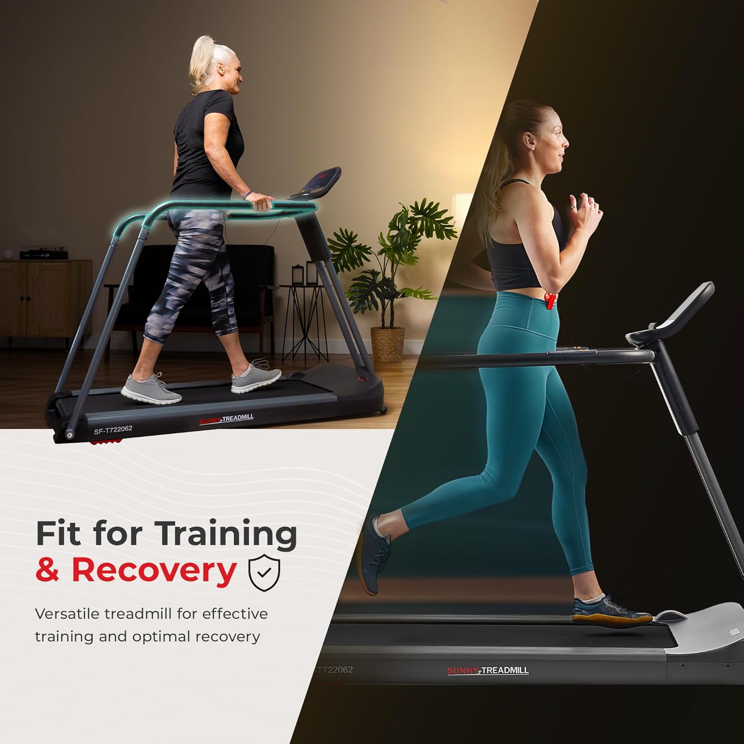 Treadmill with Extended Safety Handrails P274