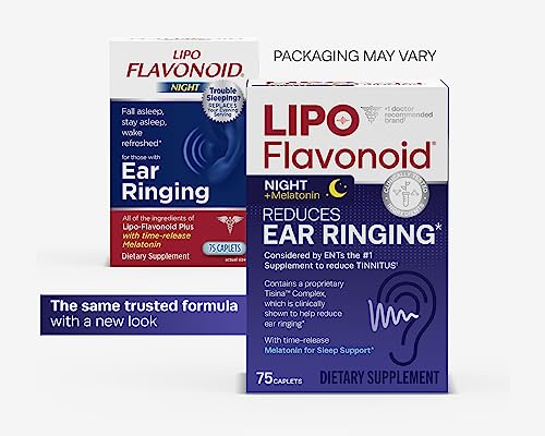 Lipo Flavonoid Plus Tinnitus Relief with Melatonin, 75 Caplets X158979