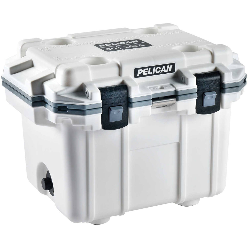 30-Quart White Gray Cooler M304787