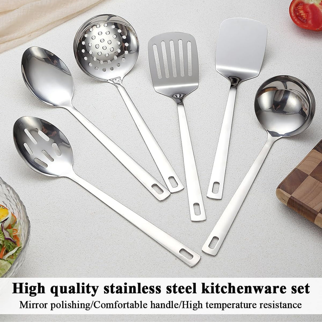 6pcs Stainless Steel Kitchen Utensils Set H405