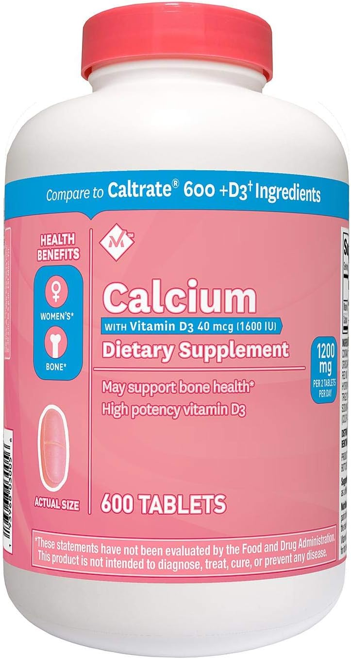 Calcium 600 + D3 Dietary Supplement - 600 ct. V616829