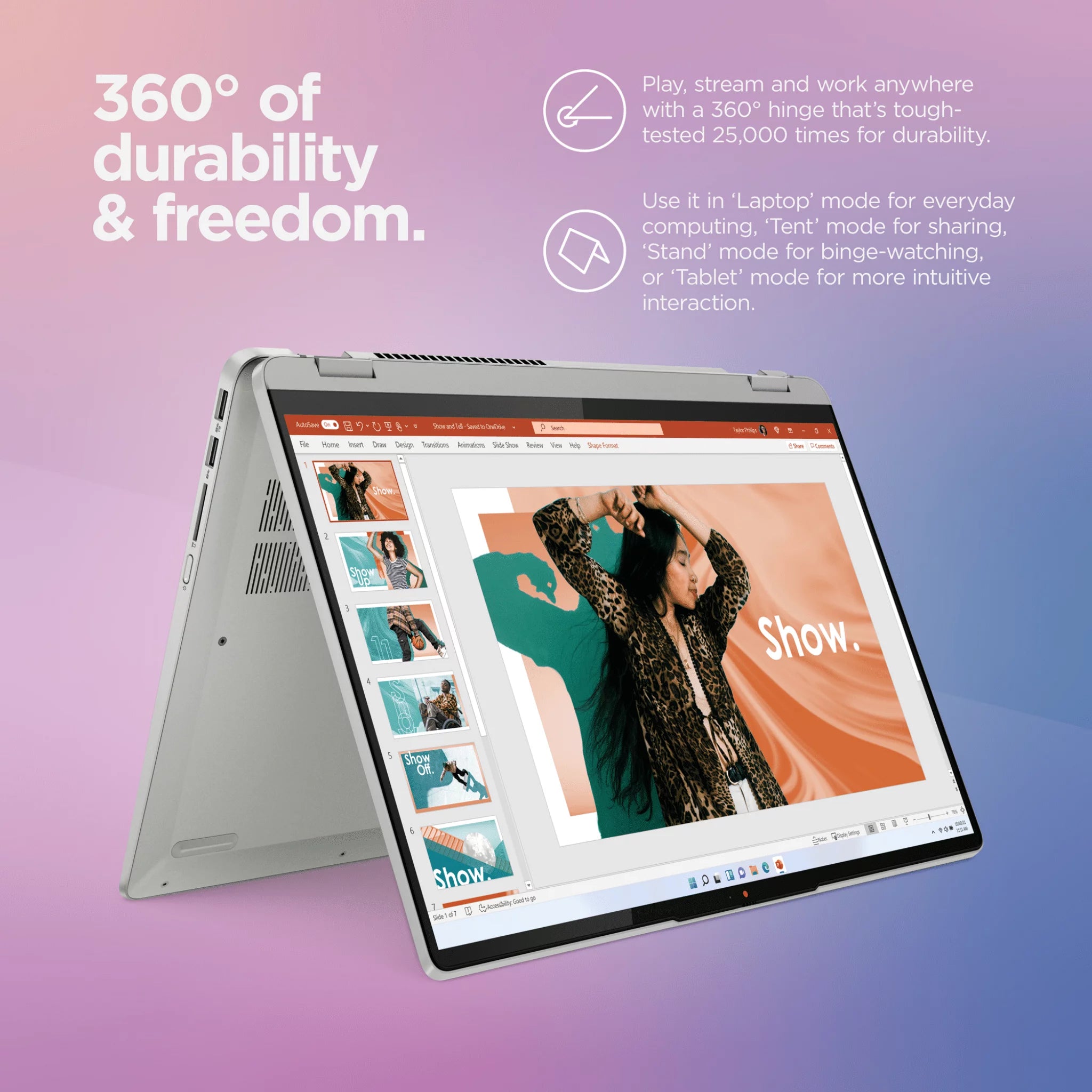 16" WUXGA IPS Touchscreen Laptop, Intel Core i7-1255U, 8GB RAM, 512GB SSD, Windows 11 Home, Cloud Grey Y2609