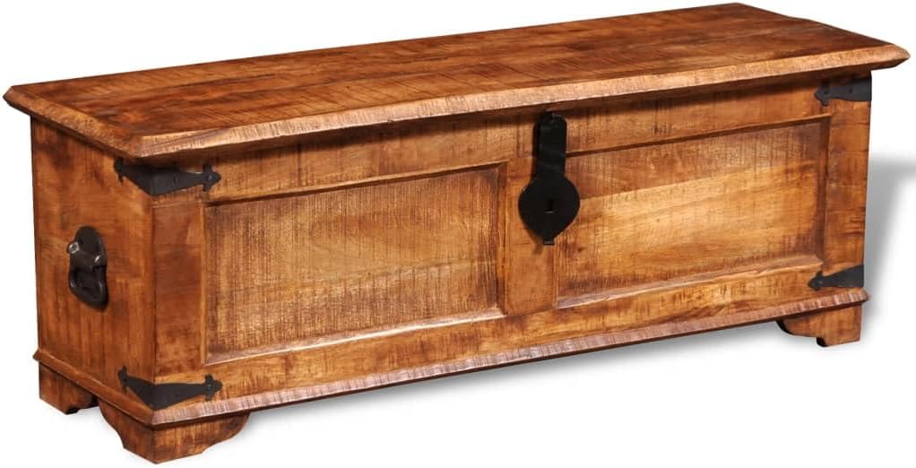 Solid Wood Storage Chest 43.3" x 13.8" x 15.7" U599