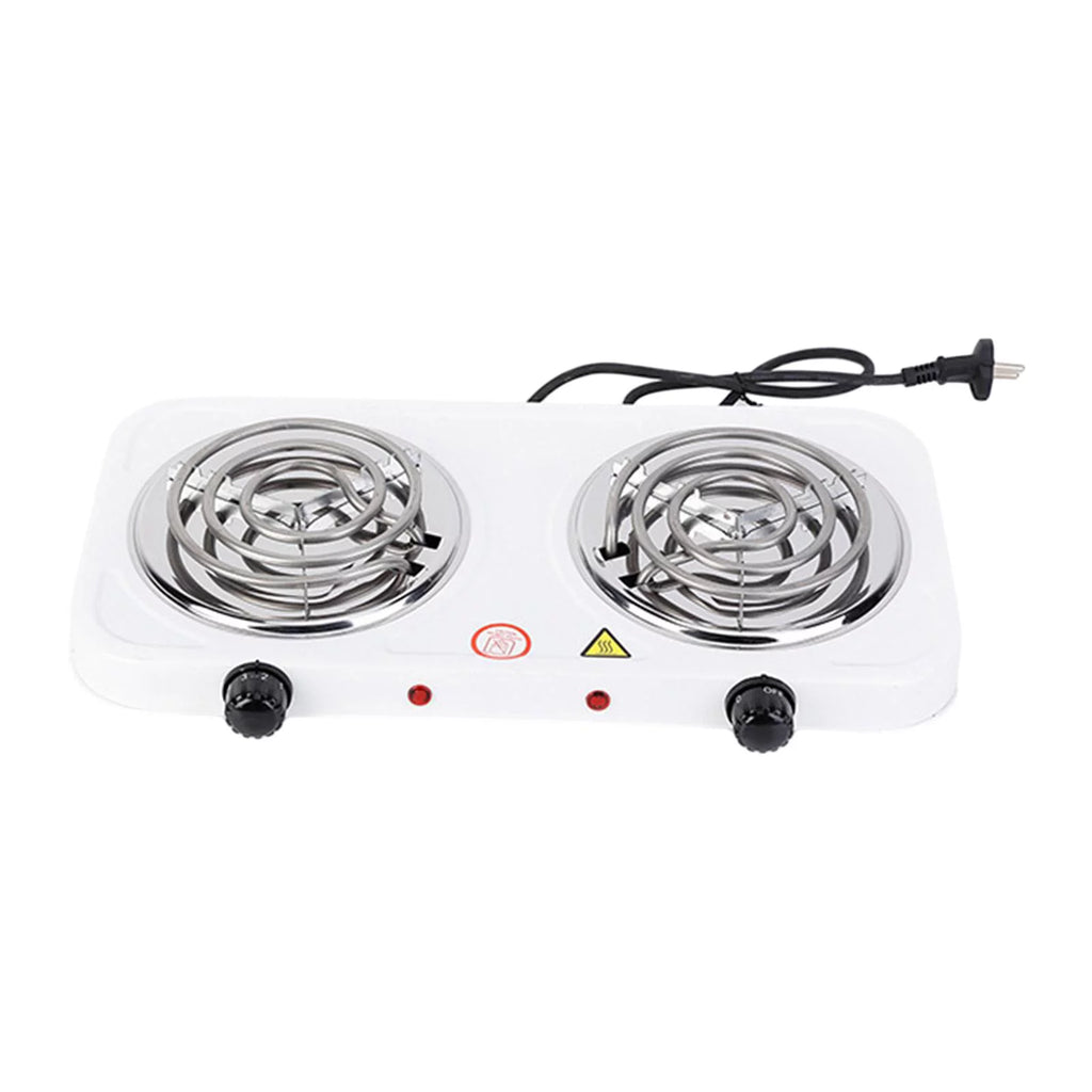 Compact Double Burner Electric Cooktop 2000W K3410