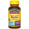 Biotin 5000 mcg Dietary Supplement 120 Softgels R2794