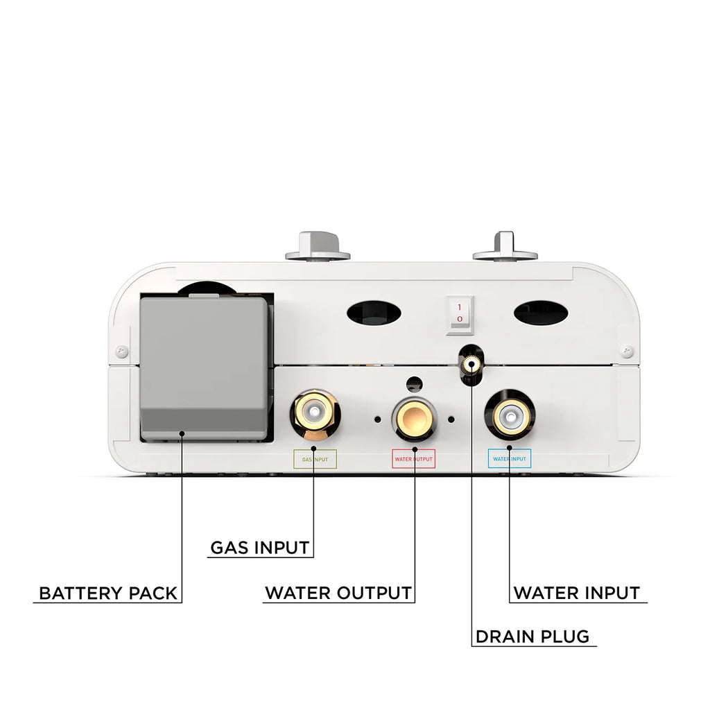 Portable Outdoor Liquid Propane Tankless Water Heater I6965