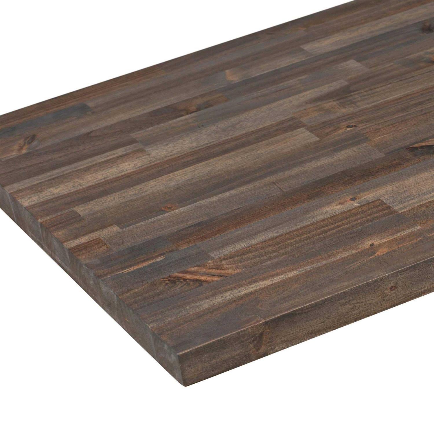 Natural Color Straight Acacia Butcher Block Countertop W63689