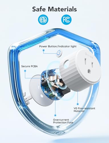 4 Pack Smart Plug WiFi Outlet Z6614