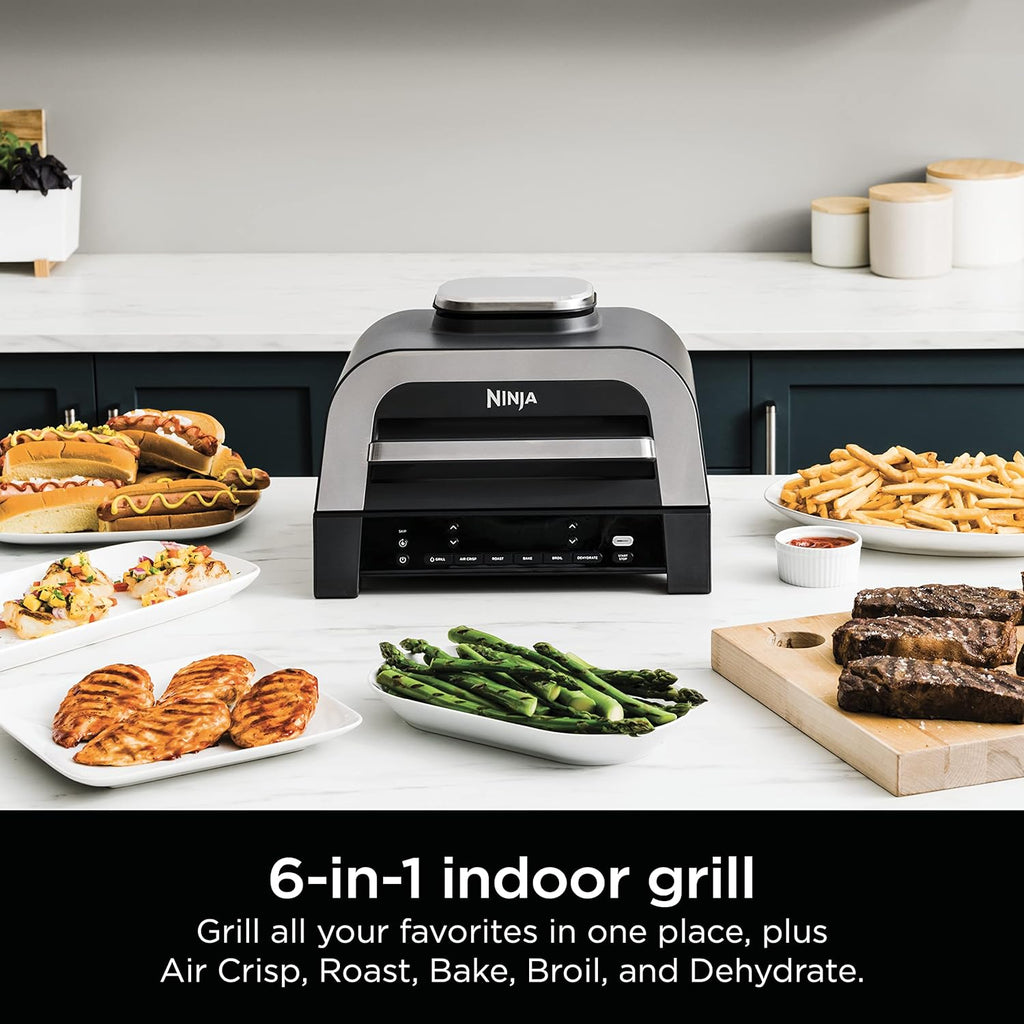 Black Indoor Grill with Air Fry P745