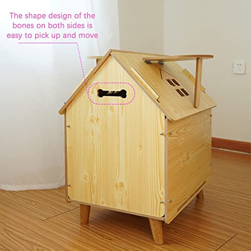 Wooden Cat House 80x55x74CM T7222