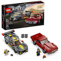 Chevrolet Corvette C8.R Race Car and 1969 Chevrolet Corvette Building Kit (512 Pieces) W2730