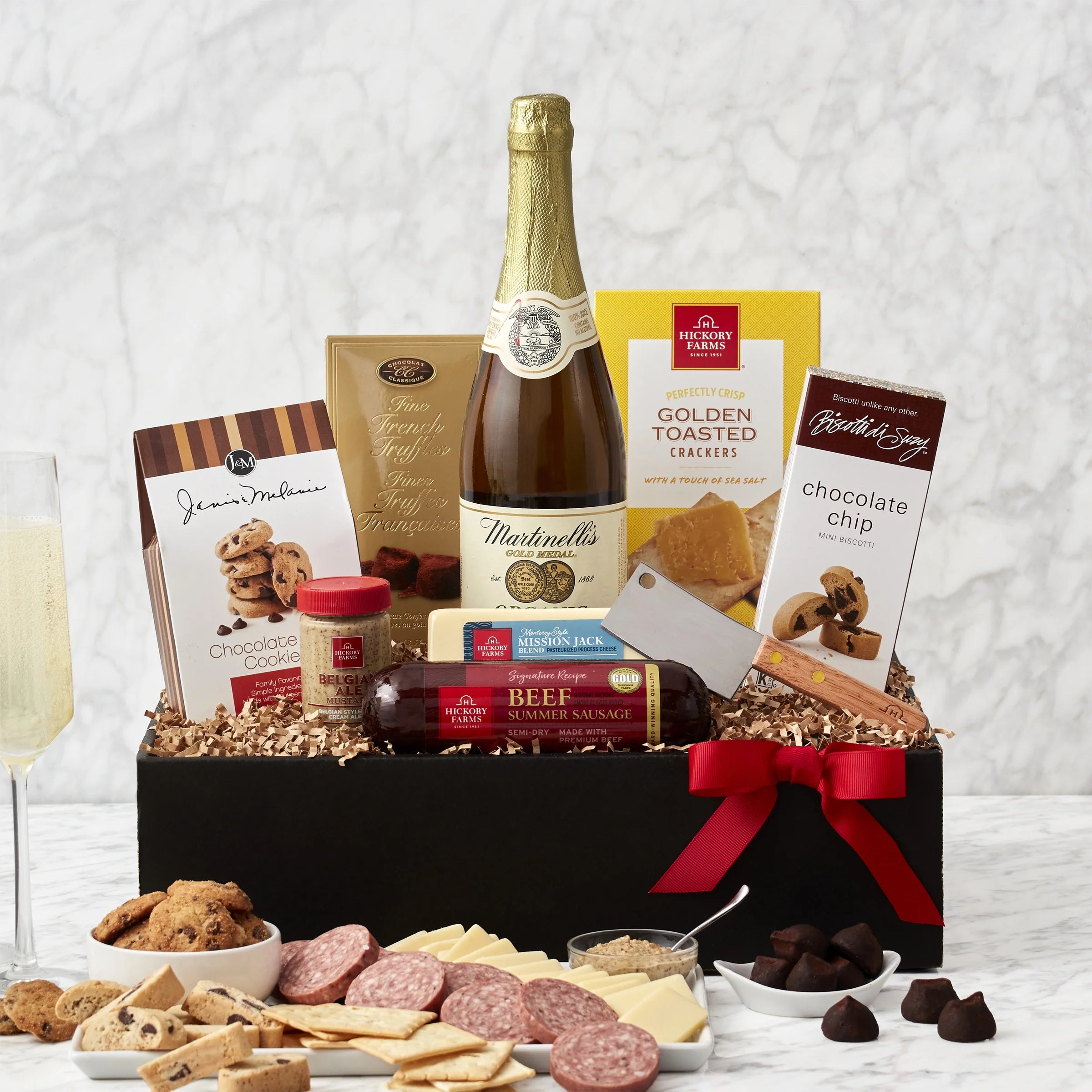 Gourmet Sausage and Cheese Gift Basket B8184