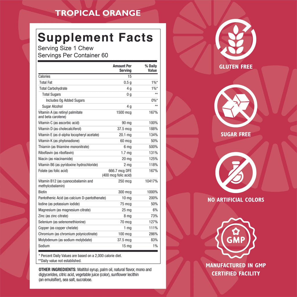 Bariatric Multivitamin Soft Chews, 180 count P4810