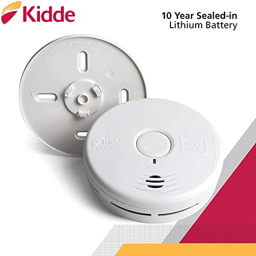 White Smoke Detector and Carbon Monoxide Detector Combo with 10-Year Battery R2207