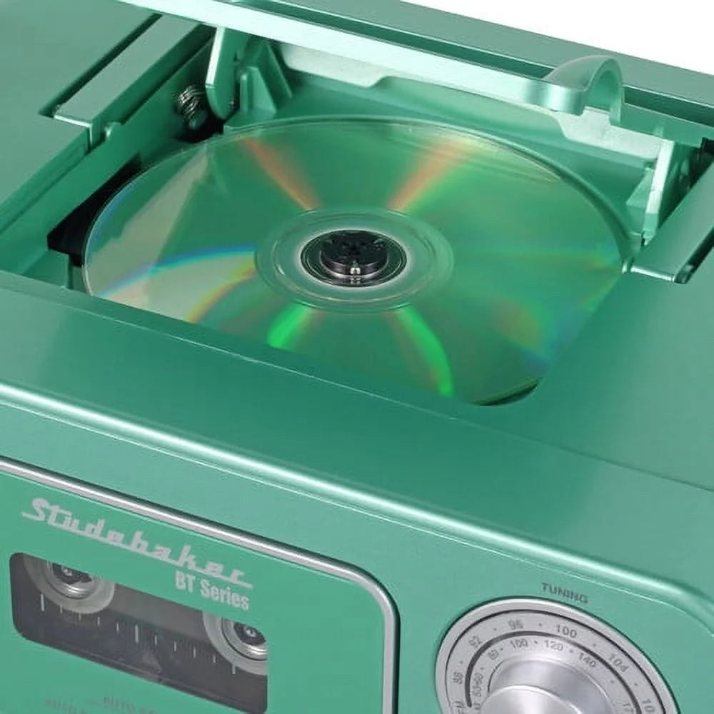 Bluetooth Portable CD Player Radio Cassette C65159