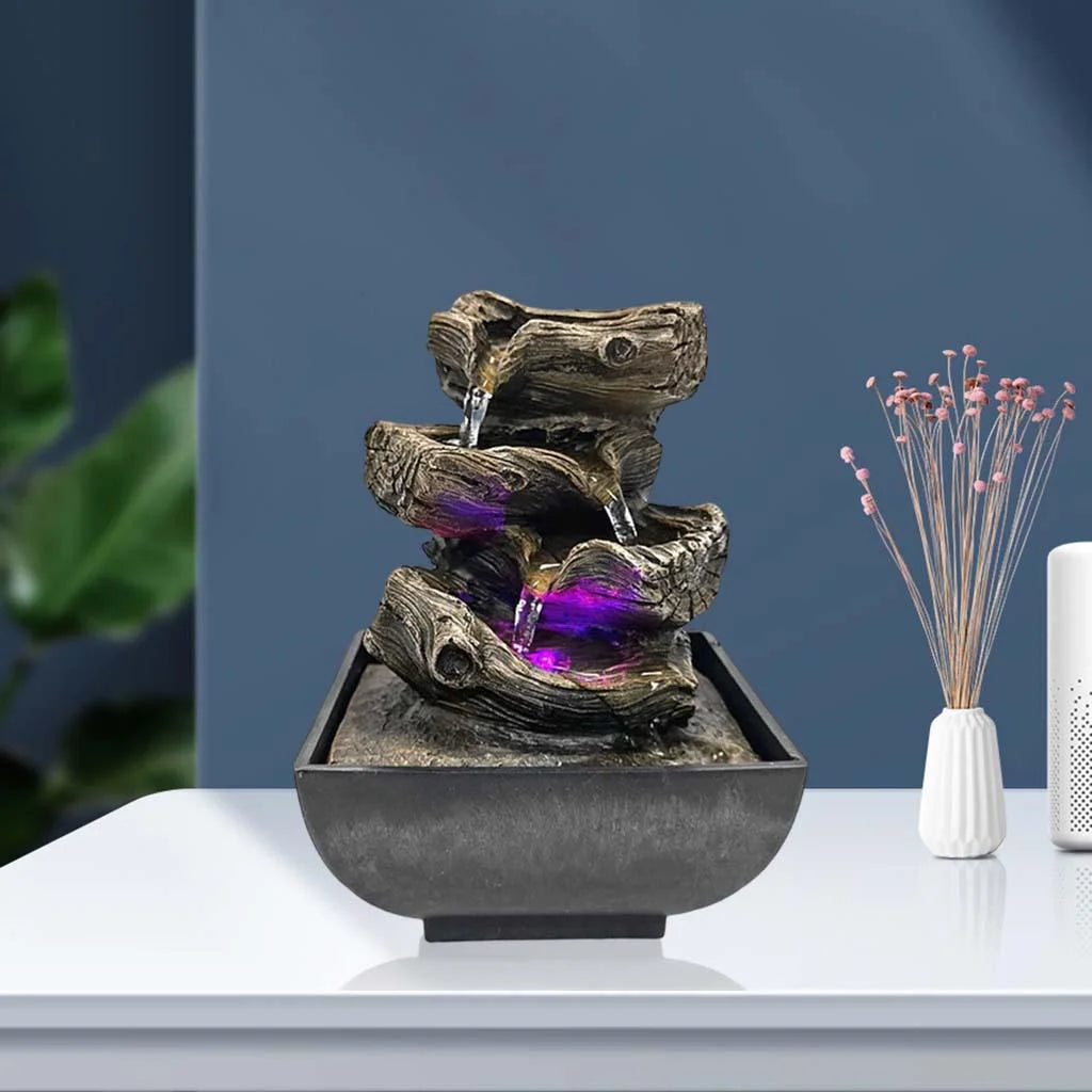 Mini Tabletop Fountain Water Fountain with Automatic Pump G592538