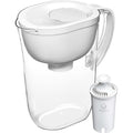 Large 10-Cup BPA Free White Water Filter Pitcher with 1 Standard Filter E682190