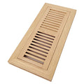White Oak Wood Floor Register Vent, 4x12 Inch Y9010