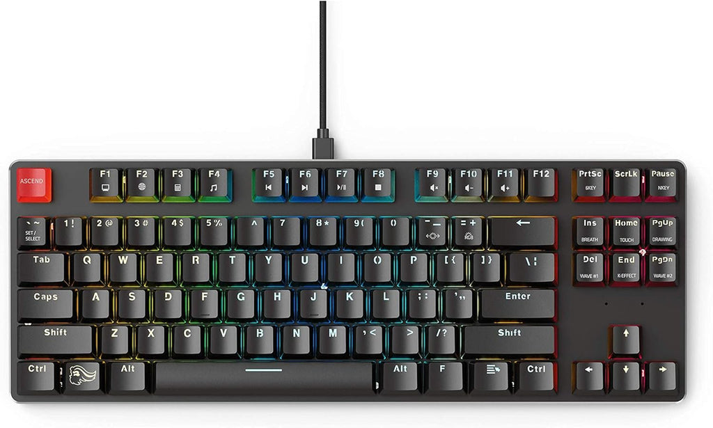 60% Compact Size 61 Key RGB LED Backlit Brown Switches Hot Swap Switches Mechanical Gaming Keyboard Q460329