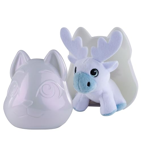 Arctic Fox Storage Toy with 1 Mystery Plush Animal Inside M563227