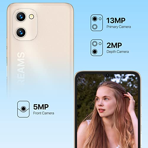 Unlocked Smartphone, 3GB+32GB 256GB Expandable, 5150mAh Battery, 6.52" Full Screen, 13MP Camera U88192