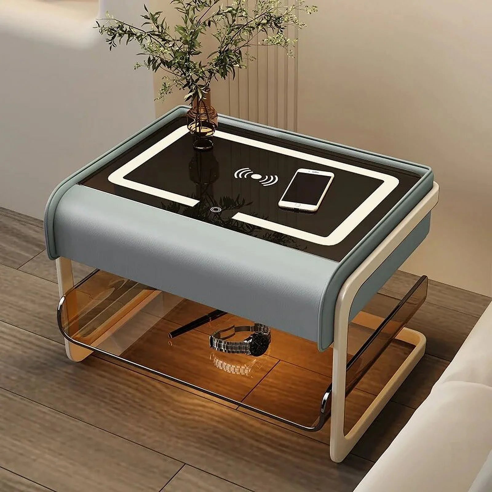 Acrylic Wireless Charging Nightstand N19588