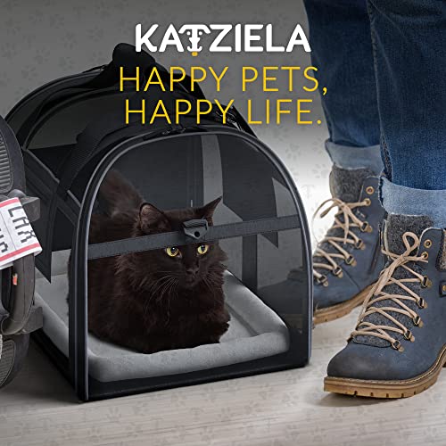 Rolling Pet Carrier with Removable Wheels and Mesh Windows J3370