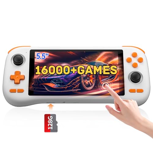 Retro Handheld Game Console with 5.5 Inch IPS Touch Screen I91888