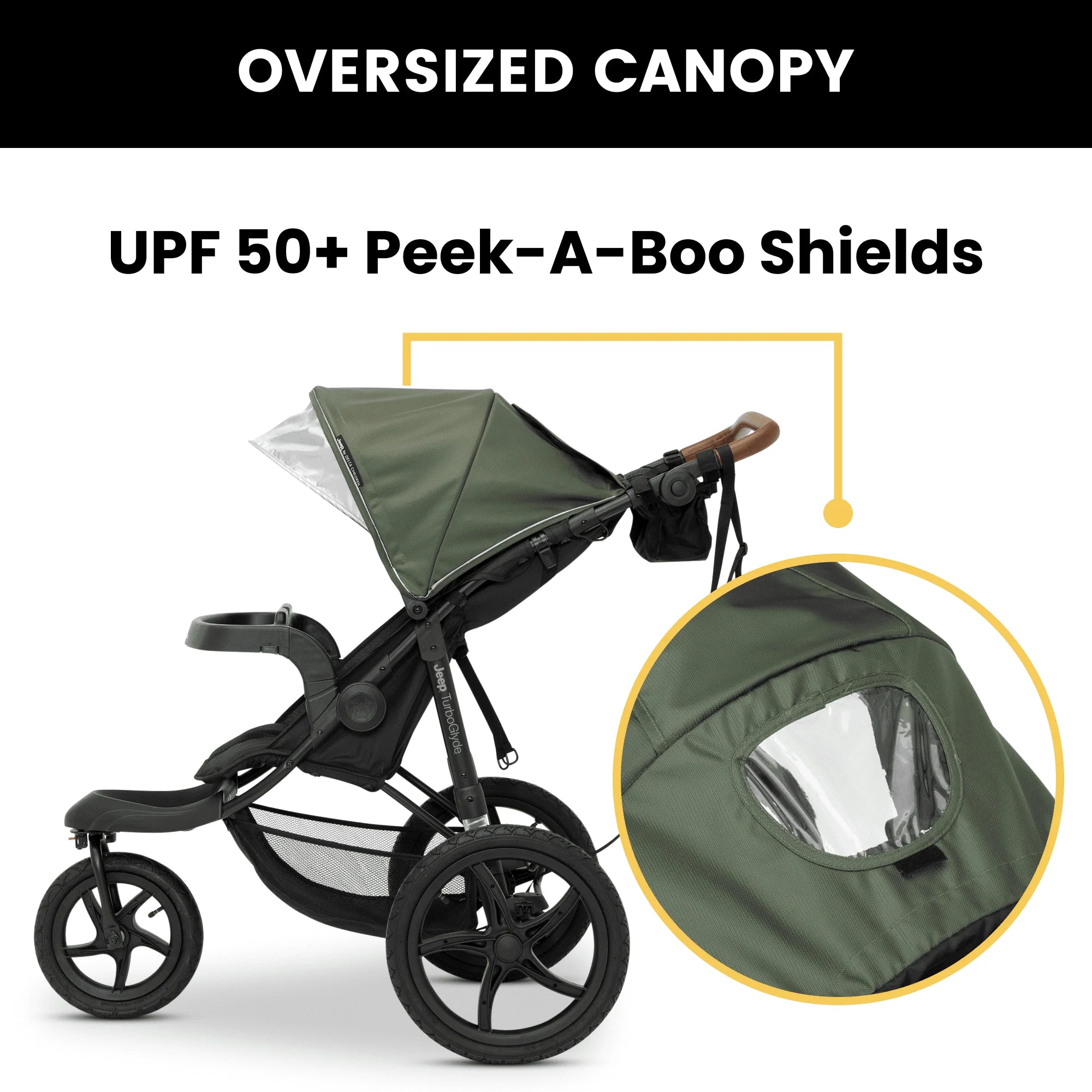Black Jogging Stroller F871