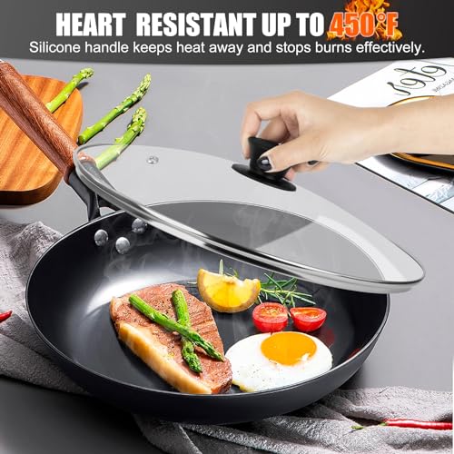 10 Inch Tempered Glass Pot Lid with Heat Resistant Handle T531179
