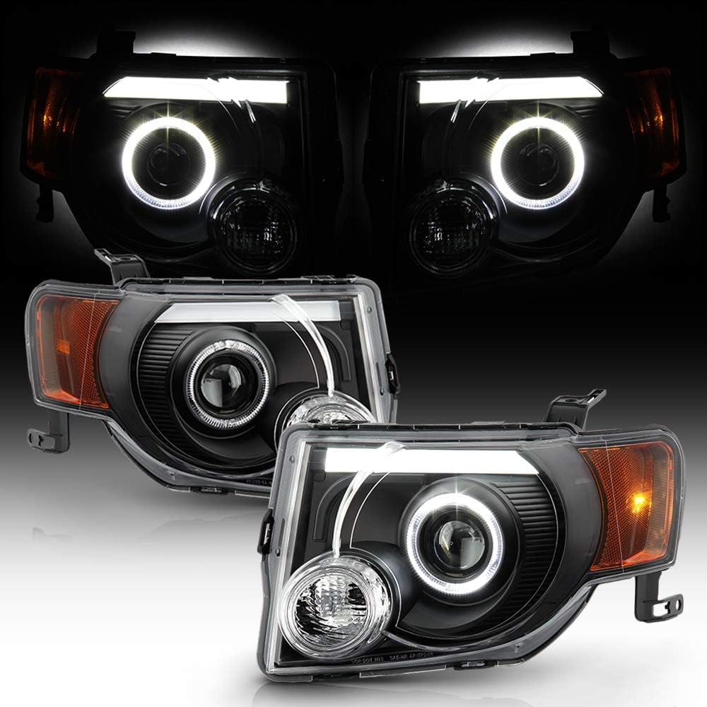 Black Housing LED Projector Headlights for Ford Escape H35466