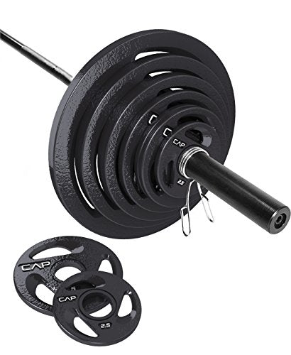 300-Pound Olympic Set with 7 Feet Bar J36804