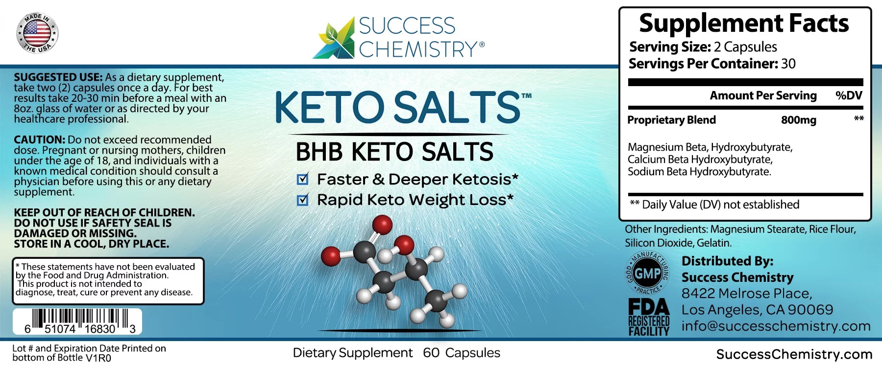 Keto Salts Supplement with Minerals A639
