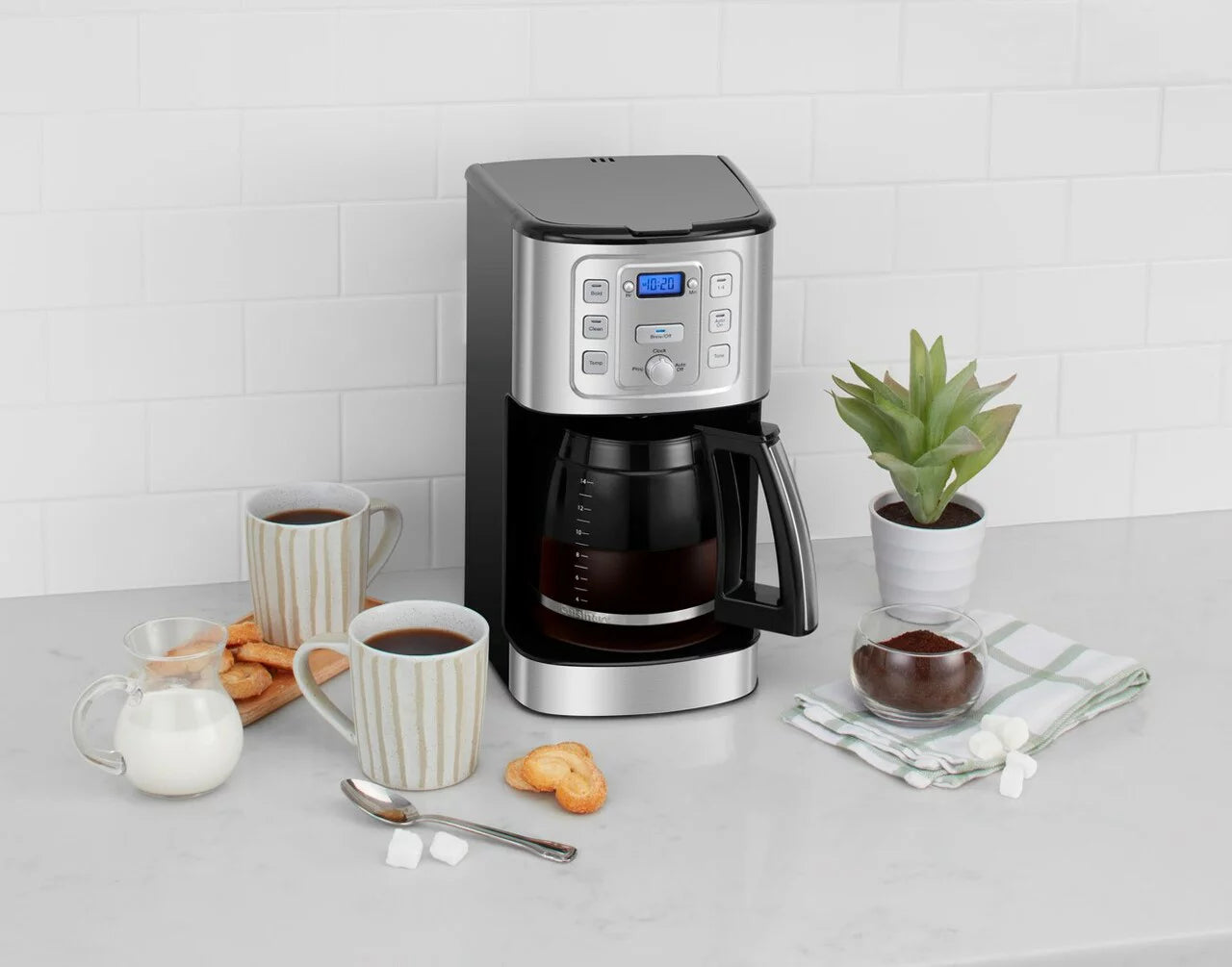 12-Cup Black Stainless Coffeemaker J5188
