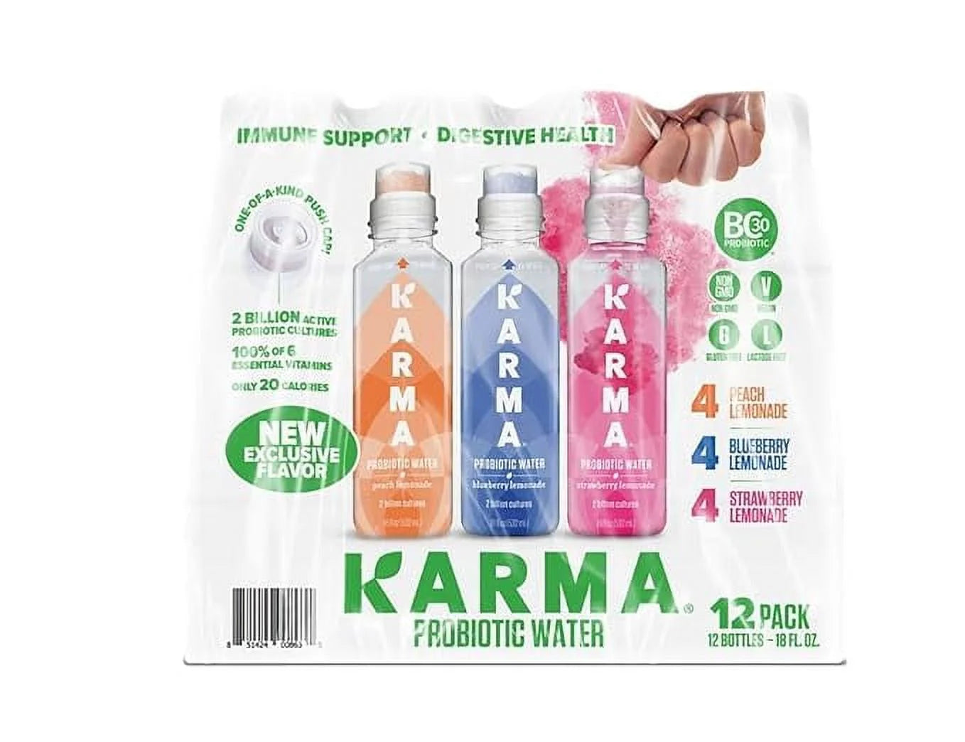 Probiotic Water Variety Pack (18 fl. oz., 12 pk.) F762