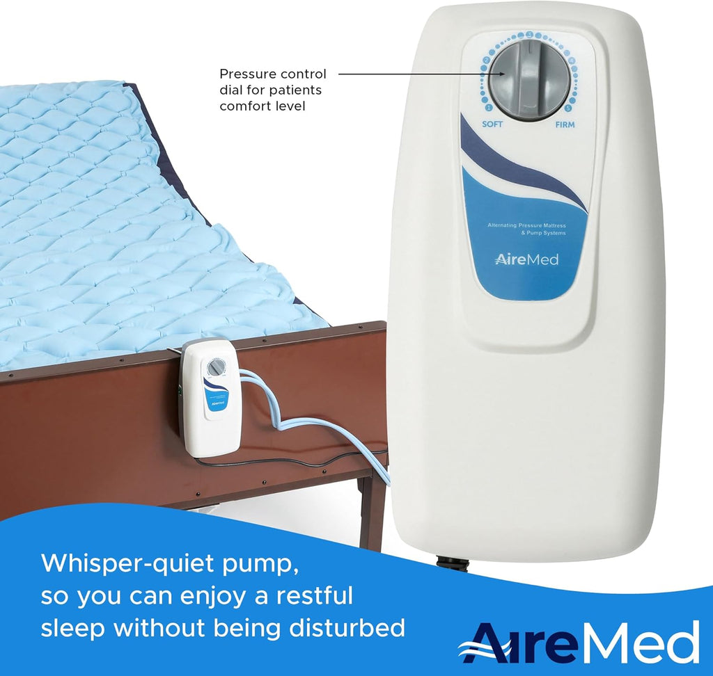Alternating Air Pressure Mattress Pad with Quiet Electric Pump System T14980