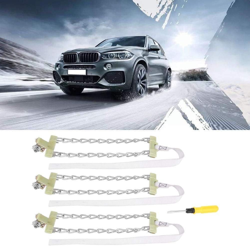 3pcs Steel Tire Chain for Car Truck SUV P93931