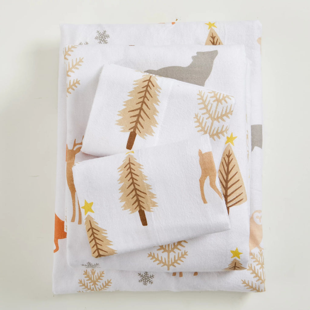 Turkish Cotton Flannel Sheet Set (Full) T388
