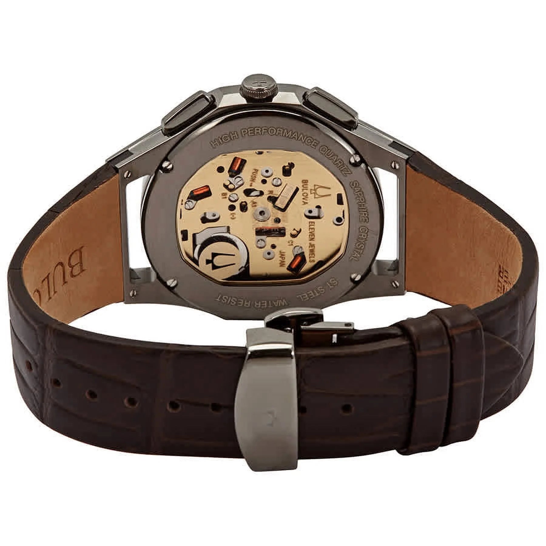 Black Skeleton Dial Quartz Chronograph Watch P781611