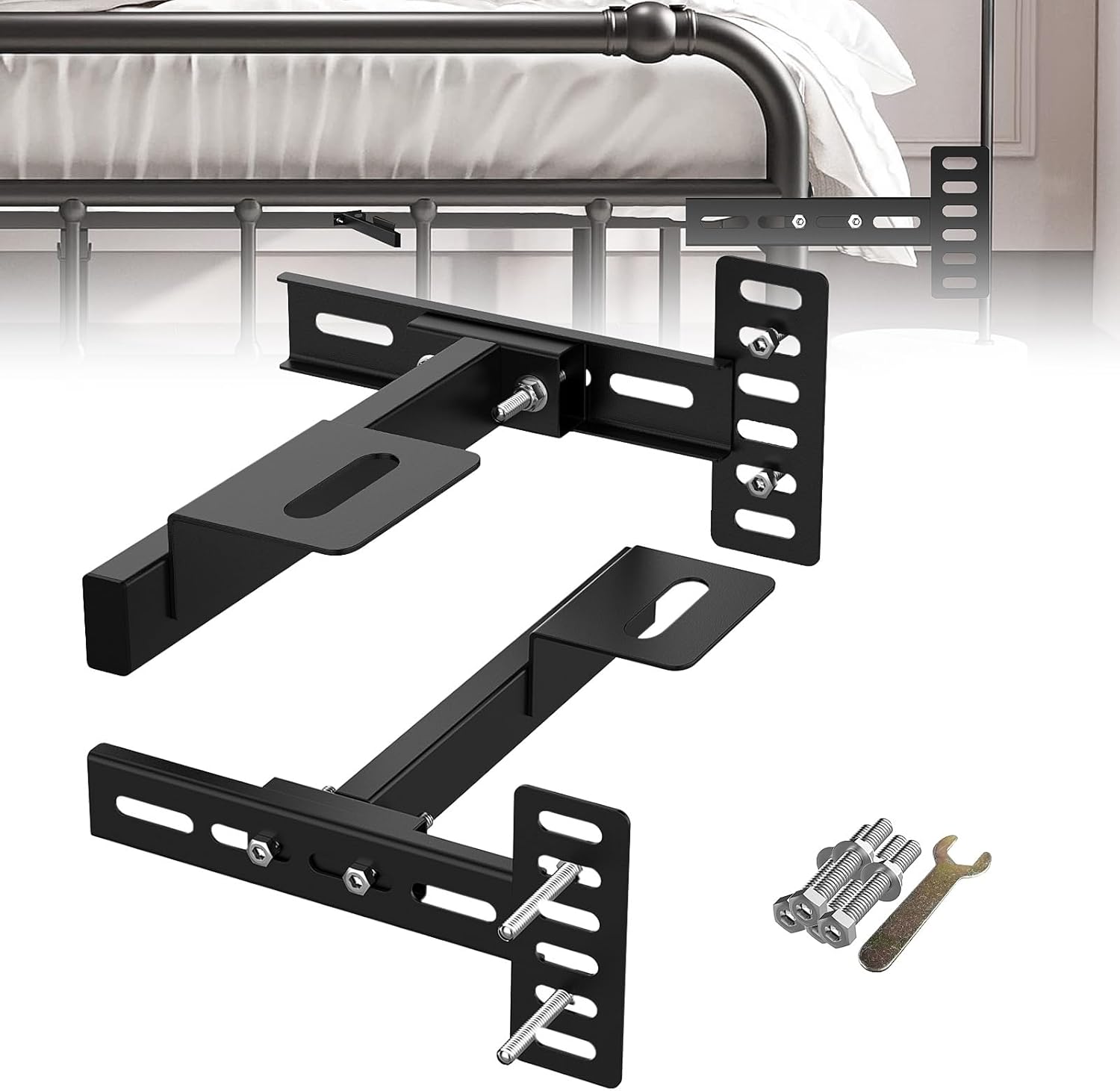 Black Headboard Brackets Y568