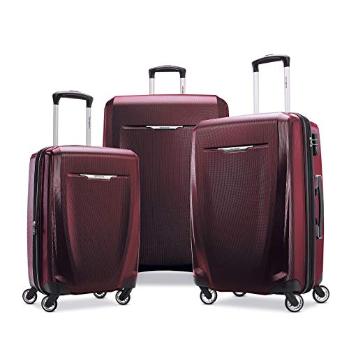 Silver Carry-On 20-Inch Hardside Expandable Luggage D9815