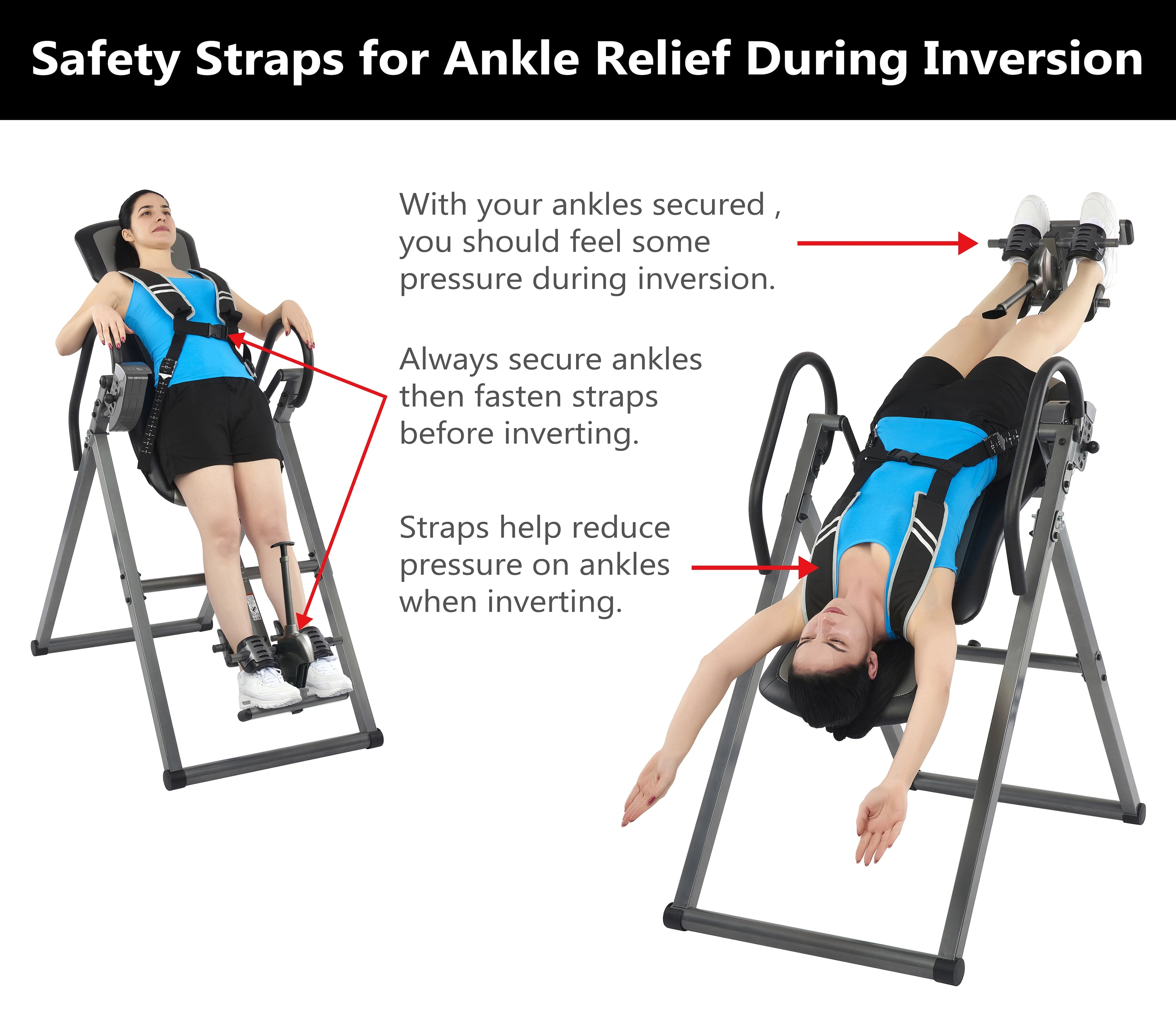 Inversion Table with Ankle Relief S9770