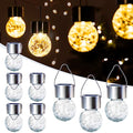 8 Pack Solar Hanging Lights Warm White U86044
