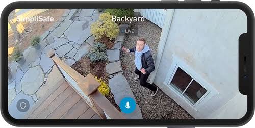 Wireless Outdoor Security Camera White K7570