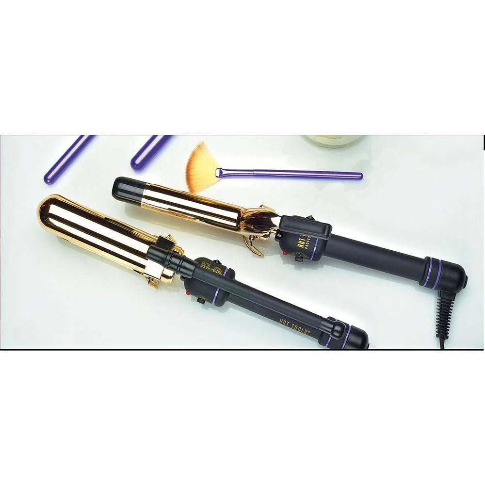 1 1/4 Inch Variable Heat 24K Gold Hair Curling Iron Wand J217379