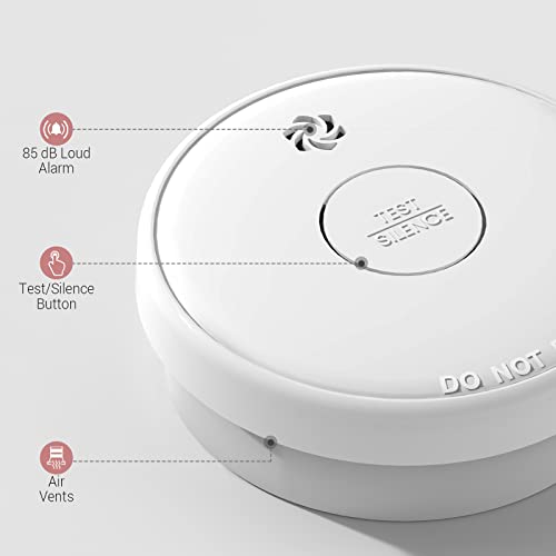 10-Year Battery Operated Photoelectric Smoke Alarm I94288
