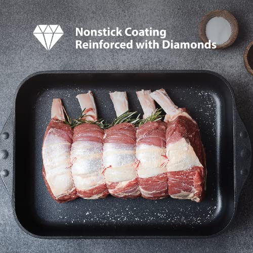 8 Inch Nonstick Diamond Coated Aluminum Frying Pan with Lid D672431