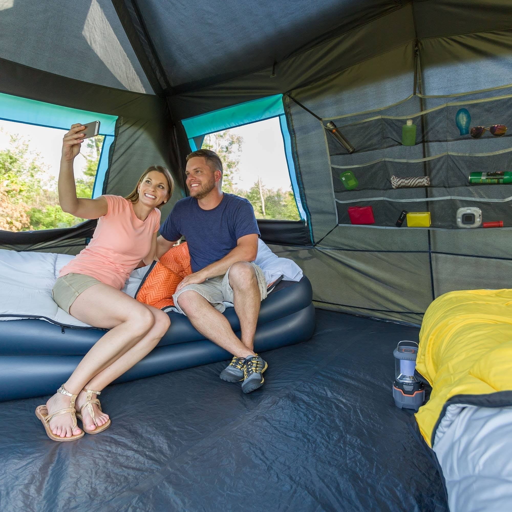 10-Person Dark Rest Instant Cabin Tent L12324