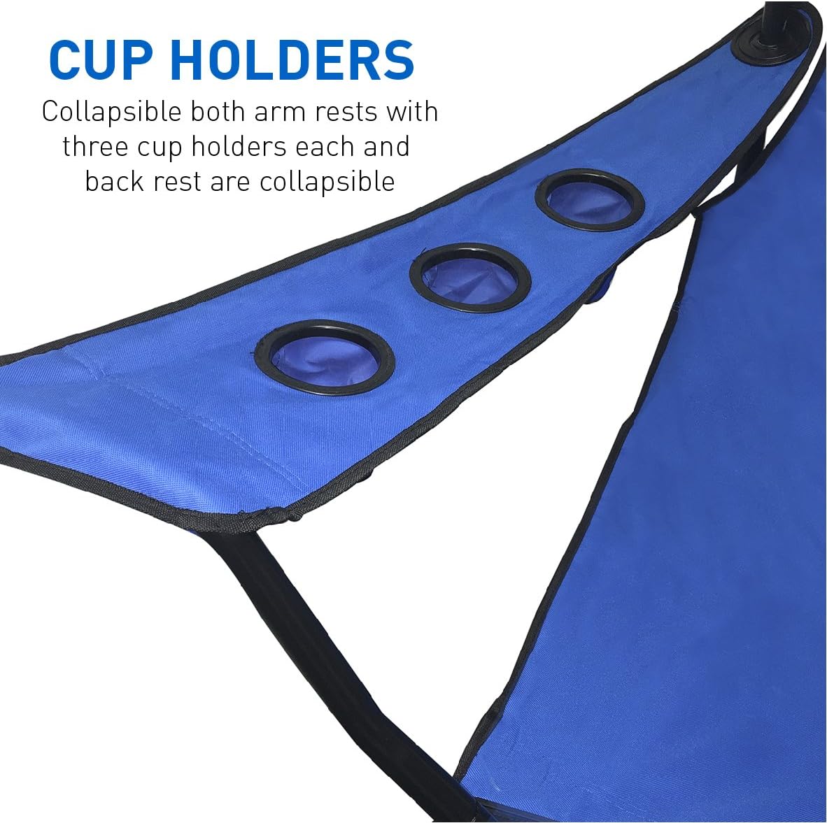 Oversized Folding Camping Chair with Carry Bag U576599